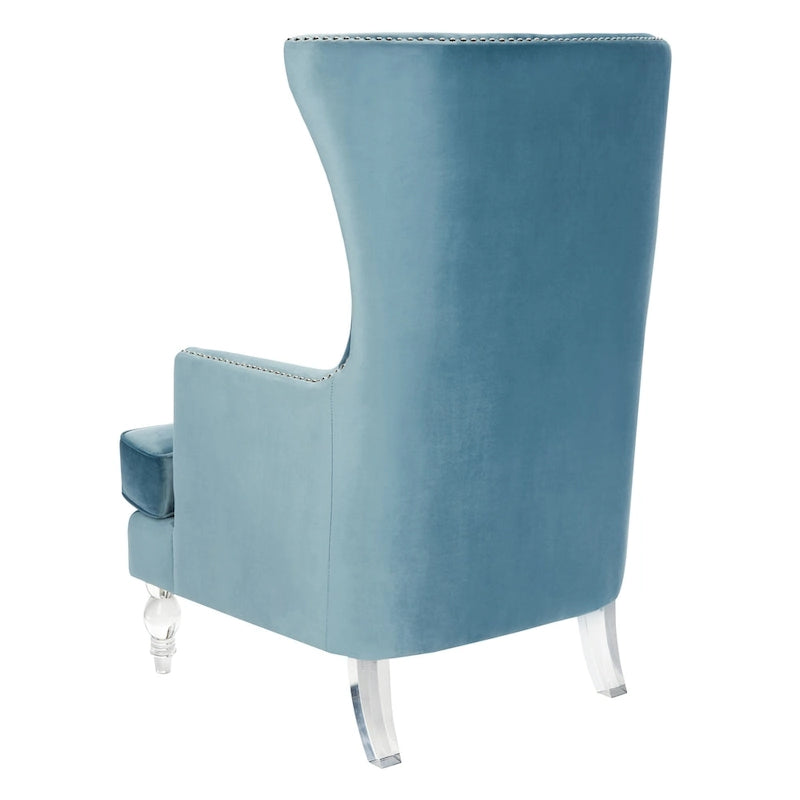 SAFAVIEH Couture Cath modern yüksek sırtlı koltuk - 29Wx32Dx45H