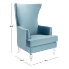 SAFAVIEH Couture Cath modern yüksek sırtlı koltuk - 29Wx32Dx45H