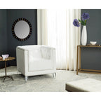 SAFAVIEH Kamilah White/ Clear Club Chair - 31.9 x 33.9 x 29.9 - 32Wx34Dx30H