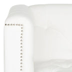 SAFAVIEH Kamilah White/ Clear Club Chair - 31.9 x 33.9 x 29.9 - 32Wx34Dx30H
