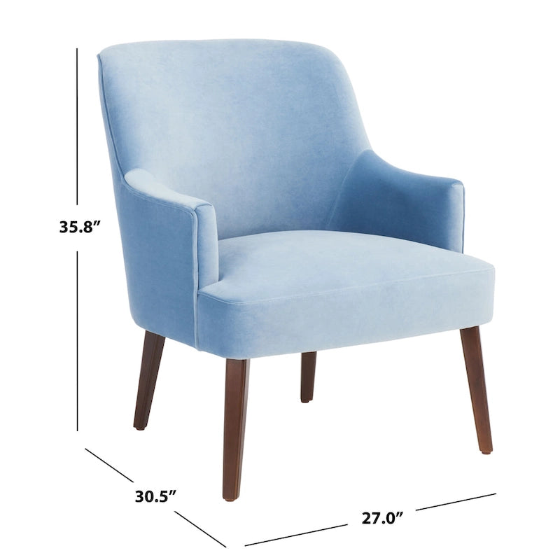 SAFAVIEH Manerva Accent Chair - 27 W x 30.5 L x 35.8 H - 27Wx31Dx36H