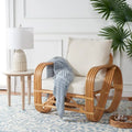 SAFAVIEH Alvena Accent Chair with Cushion - 30 W x 33 D x 29 H - 30Wx33Dx29H