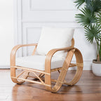 SAFAVIEH Alvena Accent Chair with Cushion - 30 W x 33 D x 29 H - 30Wx33Dx29H