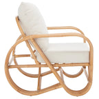 SAFAVIEH Alvena Accent Chair with Cushion - 30 W x 33 D x 29 H - 30Wx33Dx29H