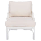SAFAVIEH Maudie Rattan Accent Chair - 27.6 W x 31.5 L x 31.5 H - 28Wx32Dx32H