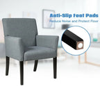 Executive Guest Chair Reception Waiting Room Arm Chair - 27.5 x 23 x 35.5 (L x W x H)