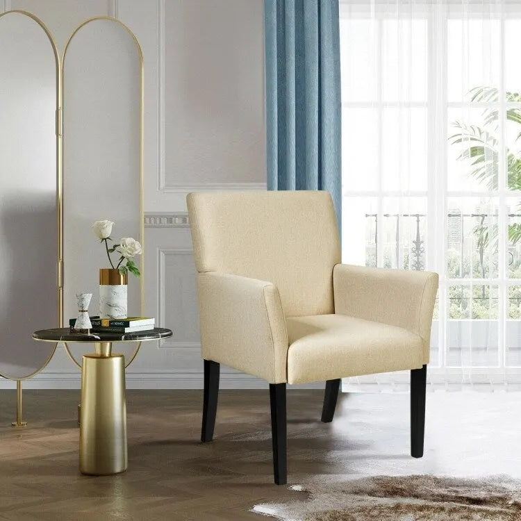 Executive Guest Chair Reception Waiting Room Arm Chair - 27.5 x 23 x 35.5 (L x W x H)