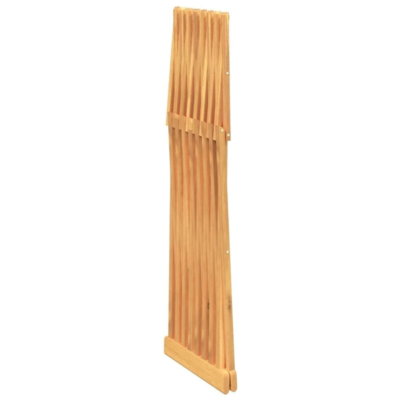 vidaXL Folding Stool 15.7x12.8x27.6 Solid Wood Teak