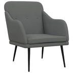 vidaXL Koyu Gri Koltuk 24.8x29.9x31.5 Kumaş - 24.8 x 29.9 x 31.5