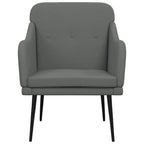 vidaXL Koyu Gri Koltuk 24.8x29.9x31.5 Kumaş - 24.8 x 29.9 x 31.5