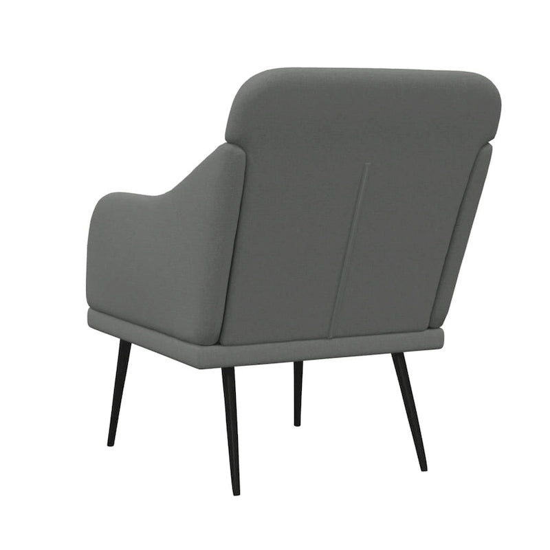 vidaXL Koyu Gri Koltuk 24.8x29.9x31.5 Kumaş - 24.8 x 29.9 x 31.5