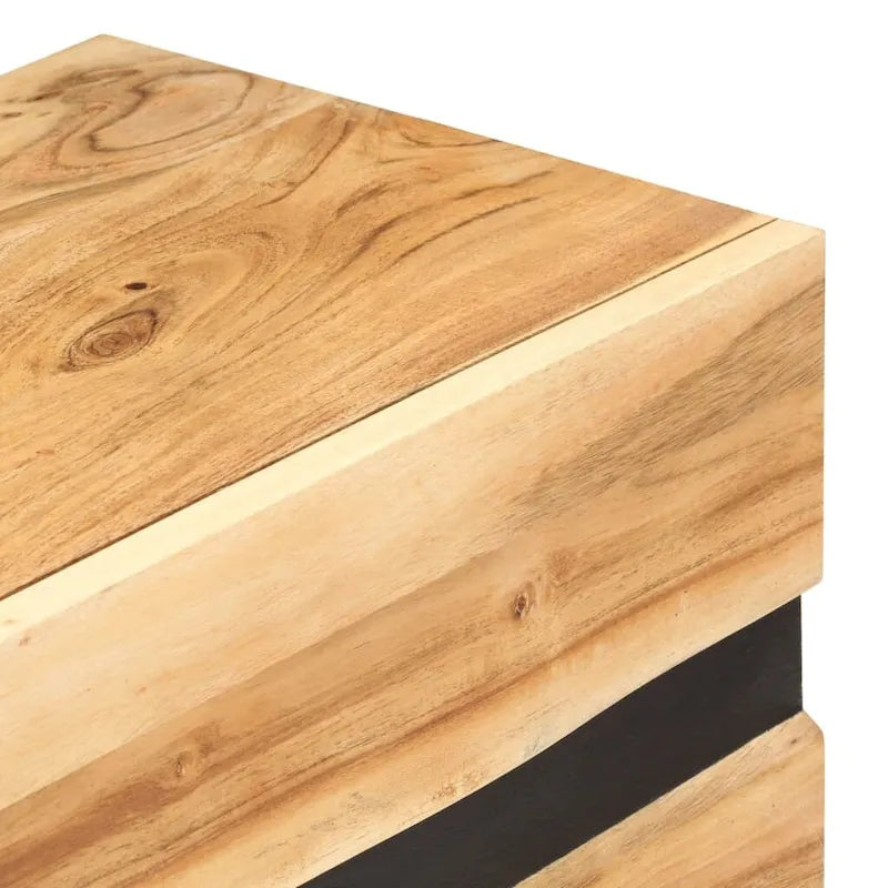 Sideboard 47.2 x 11.8 x 29.5 inches Solid Acacia Wood