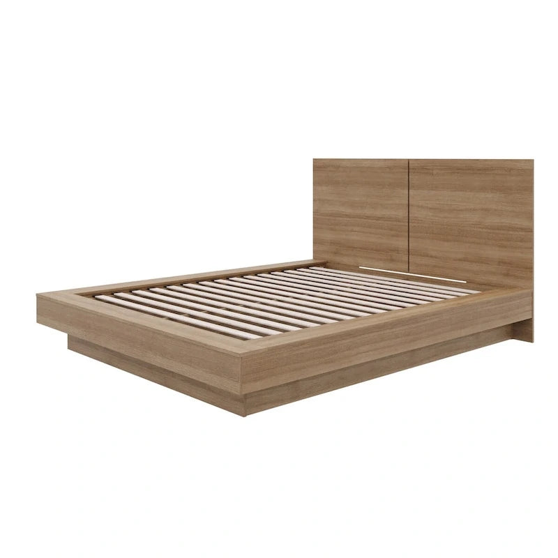 Plattformbett mit Kopfteil
