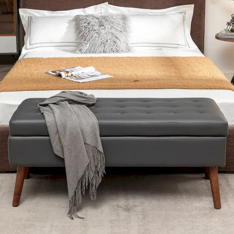 Aufbewahrungsbank für das Schlafzimmer, Bettende, Fußende, Eingangsbereich und als Aufbewahrungshocker