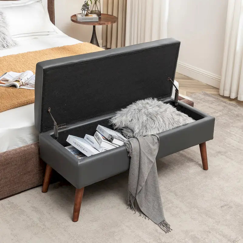Aufbewahrungsbank für das Schlafzimmer, Bettende, Fußende, Eingangsbereich und als Aufbewahrungshocker