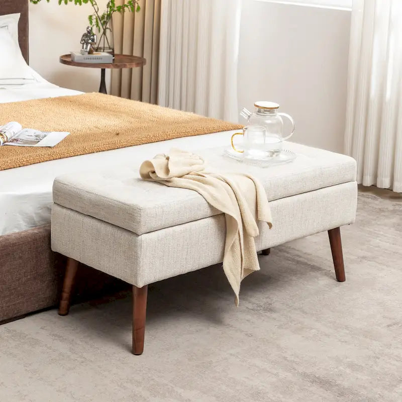 Aufbewahrungsbank für das Schlafzimmer, Bettende, Fußende, Eingangsbereich und als Aufbewahrungshocker