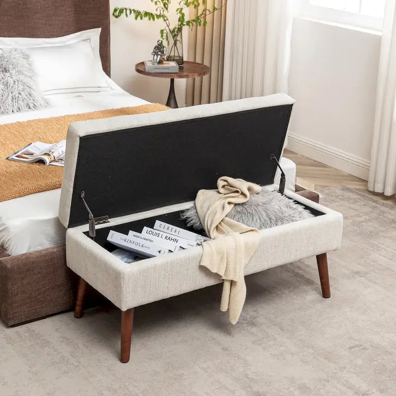 Aufbewahrungsbank für das Schlafzimmer, Bettende, Fußende, Eingangsbereich und als Aufbewahrungshocker