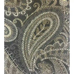 Sillón decorativo Capernicus con estampado paisley beige