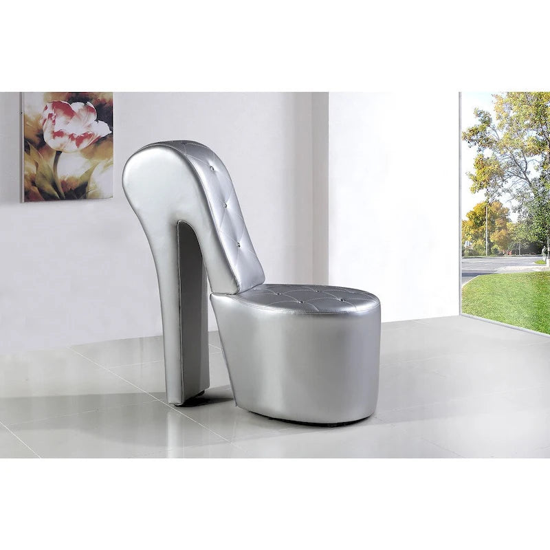 Sillón lounge tapizado con forma de zapato de tacón alto de Best Master Furniture