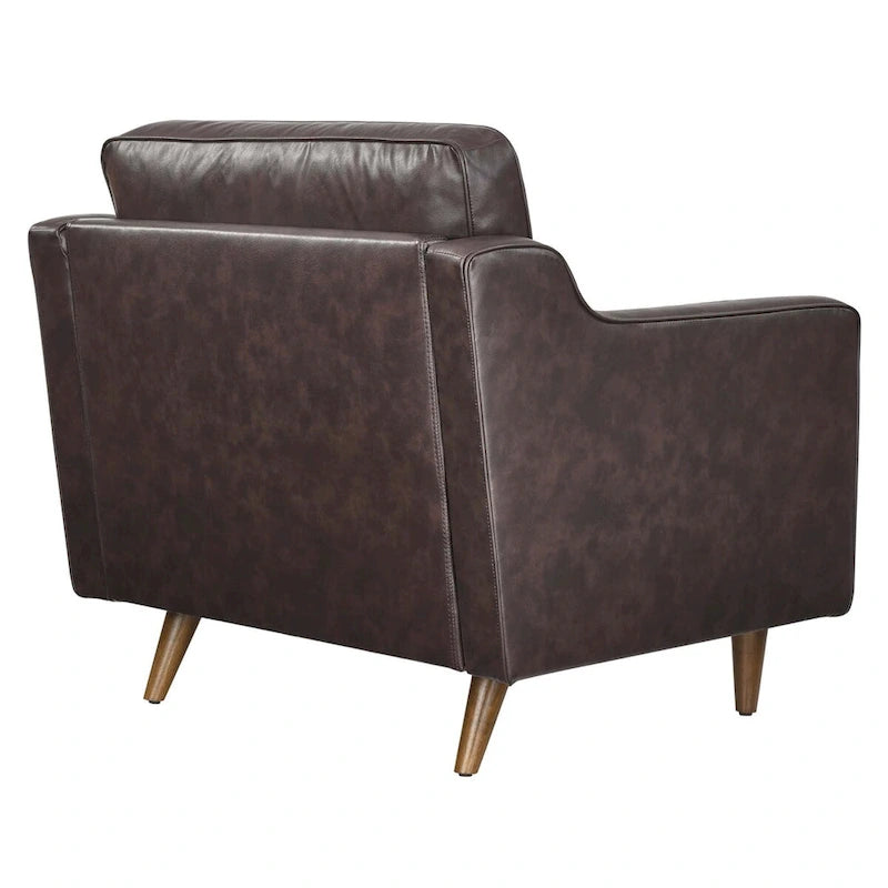 Impart Armsessel aus echtem Leder