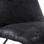 LUE BONA Mid Century Faux Leather Accent Chair With Adjustable Backrest - 31.5 H X 22.2 W X 23.6 D