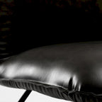 LUE BONA Mid Century Faux Leather Accent Chair With Adjustable Backrest - 31.5 H X 22.2 W X 23.6 D