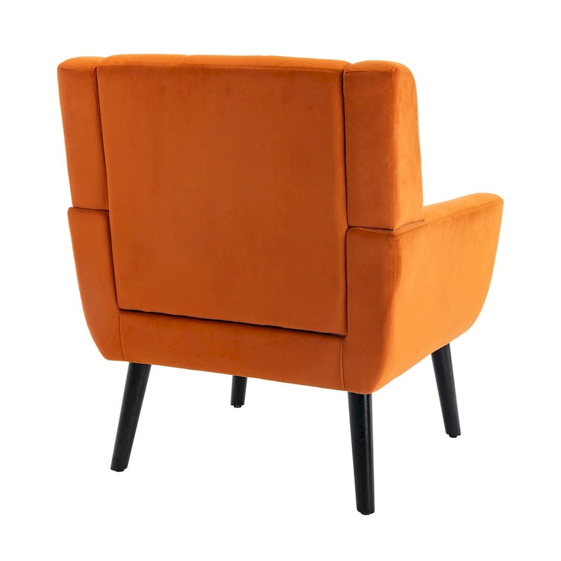 Soft Velvet Ergonomics Accent Chair for Living Room