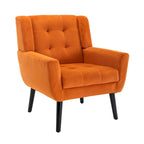 Soft Velvet Ergonomics Accent Chair for Living Room