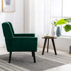 Soft Velvet Ergonomics Accent Chair for Living Room