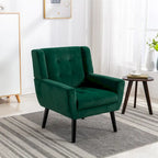 Soft Velvet Ergonomics Accent Chair for Living Room
