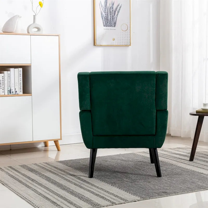 Soft Velvet Ergonomics Accent Chair for Living Room
