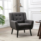 Soft Velvet Ergonomics Accent Chair for Living Room