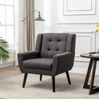 Soft Velvet Ergonomics Accent Chair for Living Room