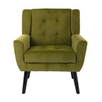 Soft Velvet Ergonomics Accent Chair for Living Room
