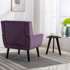 Soft Velvet Ergonomics Accent Chair for Living Room