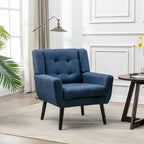 Soft Velvet Ergonomics Accent Chair for Living Room