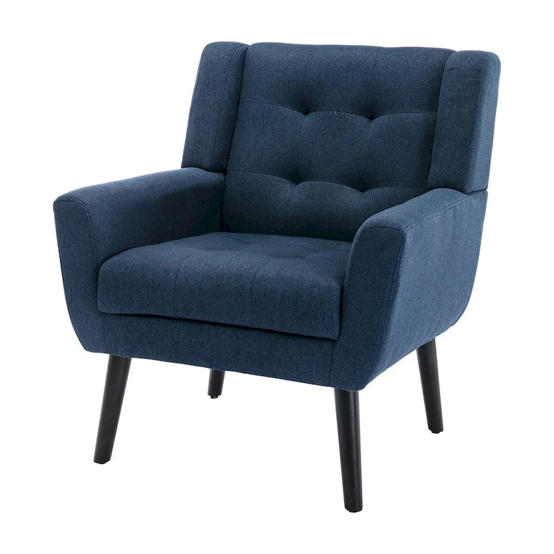 Soft Velvet Ergonomics Accent Chair for Living Room