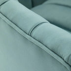 SEYNAR moderner Glamour-Akzentstuhl aus Samt mit runder, um 360 Grad drehbarer Polsterung, Fassonsessel, 2er-Set