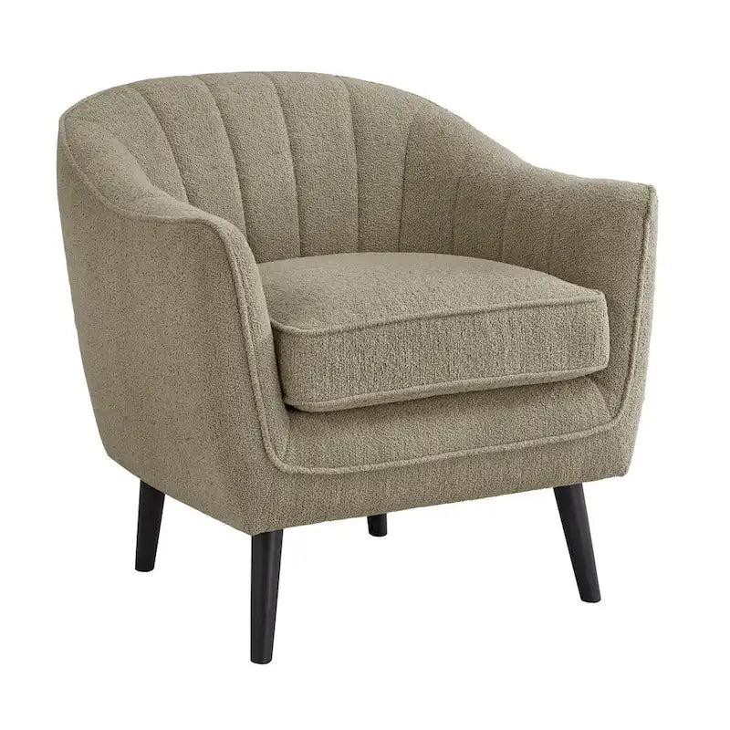 iNSPIRE Q Classic Neath Orta Yüzyıl Kanal Kapitoneli Vurgulu Koltuk, Çıkarılabilir Minder Kılıfı