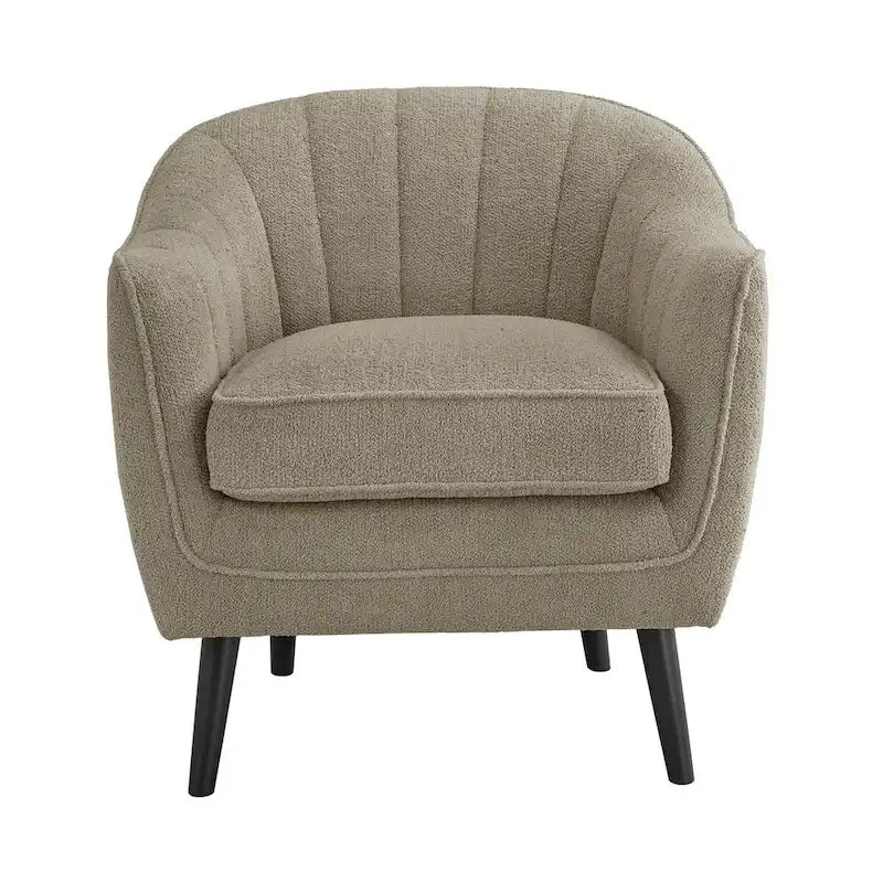 iNSPIRE Q Classic Neath Orta Yüzyıl Kanal Kapitoneli Vurgulu Koltuk, Çıkarılabilir Minder Kılıfı