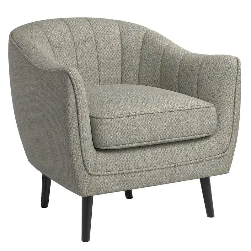 iNSPIRE Q Classic Neath Orta Yüzyıl Kanal Kapitoneli Vurgulu Koltuk, Çıkarılabilir Minder Kılıfı