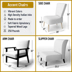 Designart Glam Gold And Black Expression IV Upholstered Modern & Contemporary Accent Chair and Modern & Contemporary Arm Chair