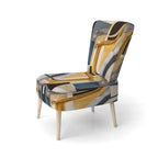 Designart Glam Gold And Black Expression IV Upholstered Modern & Contemporary Accent Chair and Modern & Contemporary Arm Chair