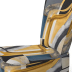 Designart Glam Gold And Black Expression IV Upholstered Modern & Contemporary Accent Chair and Modern & Contemporary Arm Chair