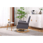 Rocking Chair, Upholstered Accent Chair for Nursery,Living Room, Small Contemporary Rocker, Kids Cushioned Arm Chair