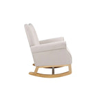 Rocking Chair, Upholstered Accent Chair for Nursery,Living Room, Small Contemporary Rocker, Kids Cushioned Arm Chair