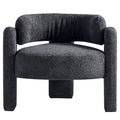 Fauteuil met bouclébekleding