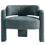 Fauteuil met bouclébekleding