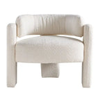 Fauteuil met bouclébekleding