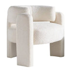 Fauteuil met bouclébekleding